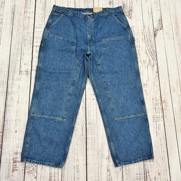Carhartt Other - Carhartt Double Knee Jeans 42x30 NWT Loose Fit Denim Workwear Rugged USA